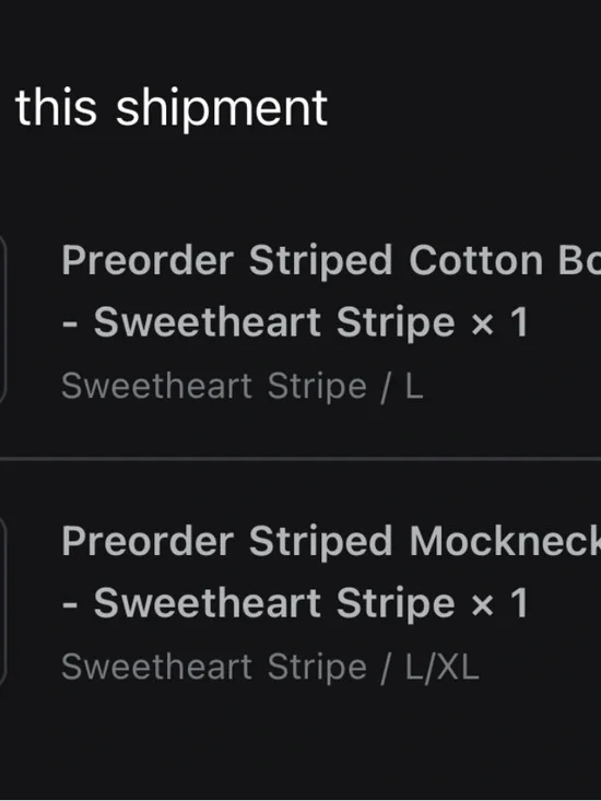 Parke Pink Striped Lounge Set - Picture 2 of 5